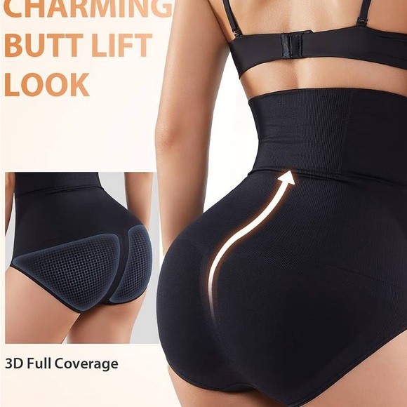 2 PACK Shapewear for Women Tummy Control High Waisted Body Shaper Waist Trainer - Picture 3 of 7